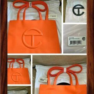 Telfar Medium Orange Shopping bag